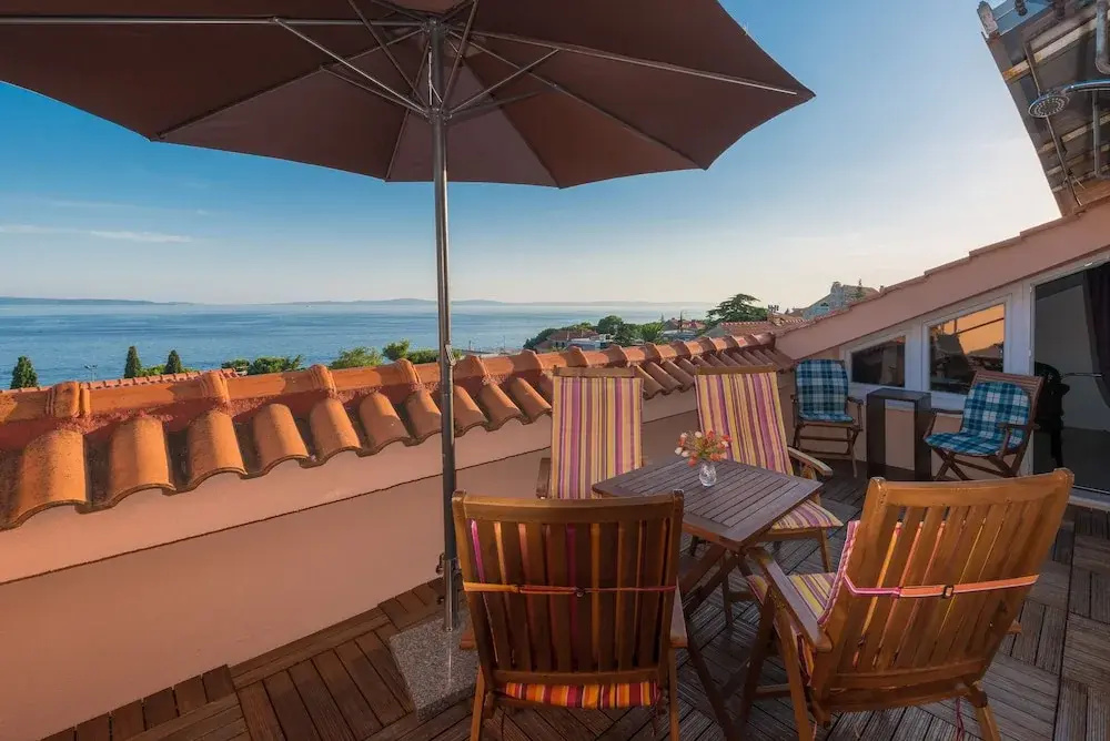 Standard Duplex room with balcony and with sea view