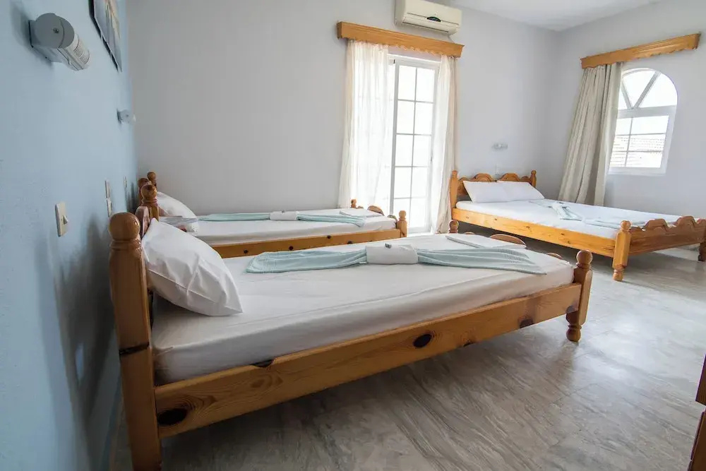 Standard Quadruple room with balcony and with sea view