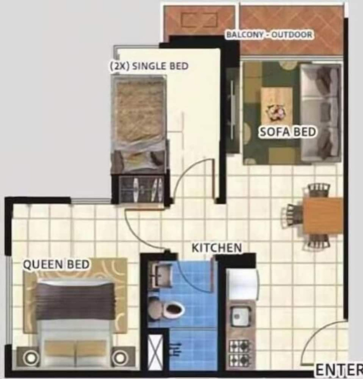 Alona By SanLiving - 2BR - HubLife Mall