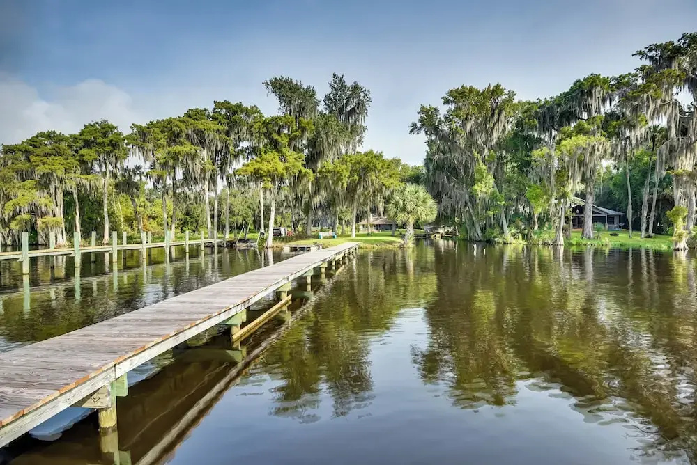 'pirate Cove' Home in Welaka: Dock & River Access!