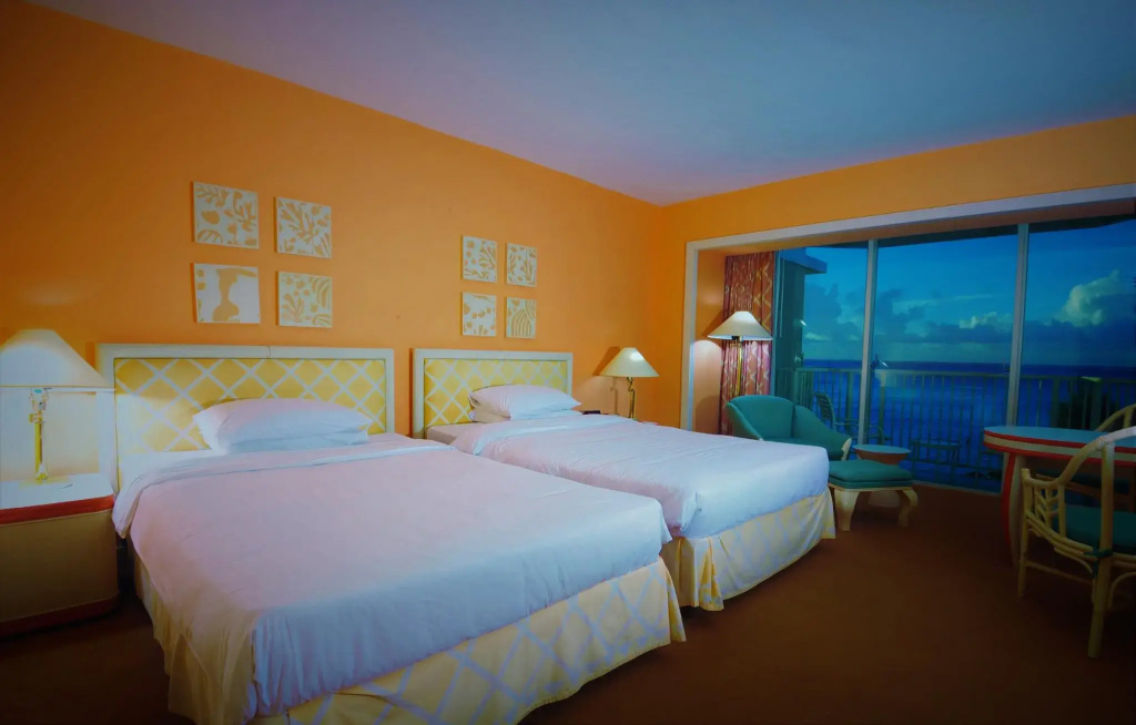 Deluxe Double room with ocean view (full double bed)
