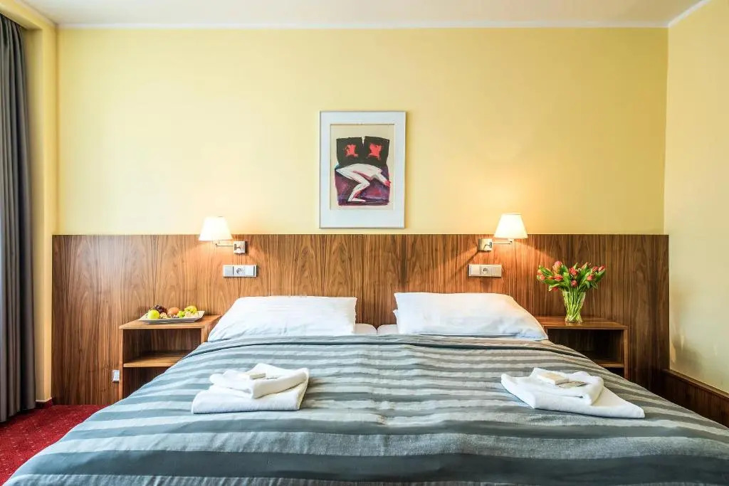 尊爵單人套房，配備雙人床