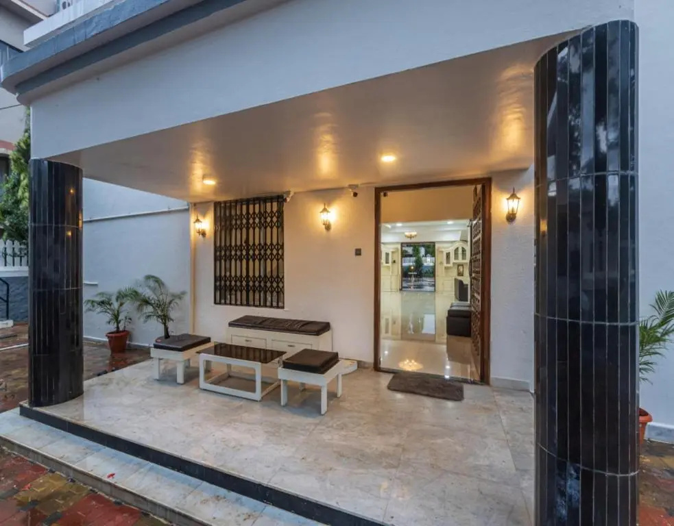 SaffronStays Anugraha - pet-friendly pool villa with garden near Wet N Joy water park