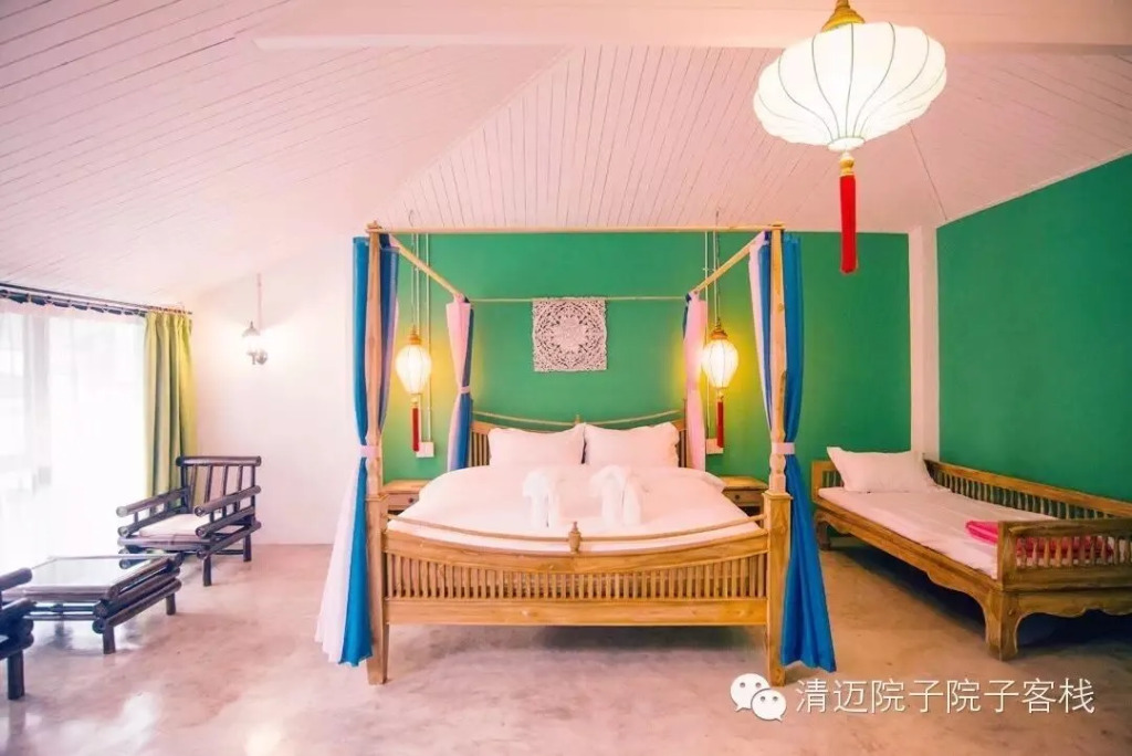 標準三人房，單人床