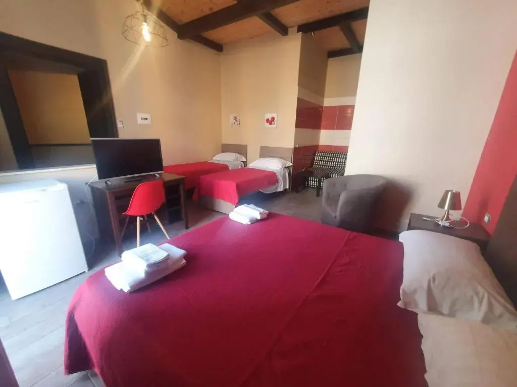 Standard Quadruple room with balcony