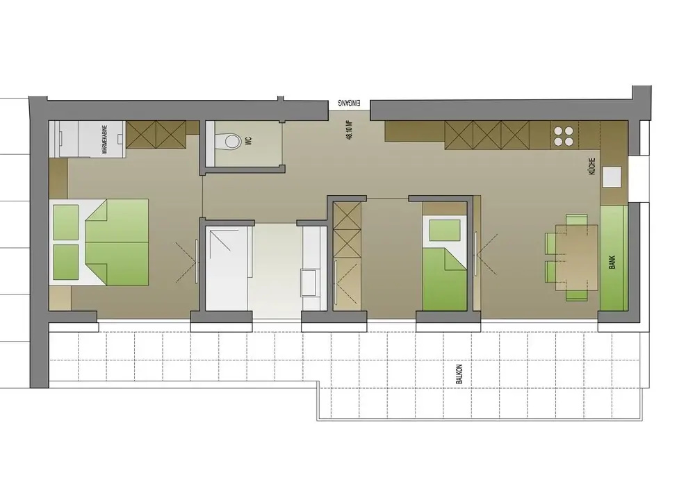 Wally Berg Apartements - Chambres