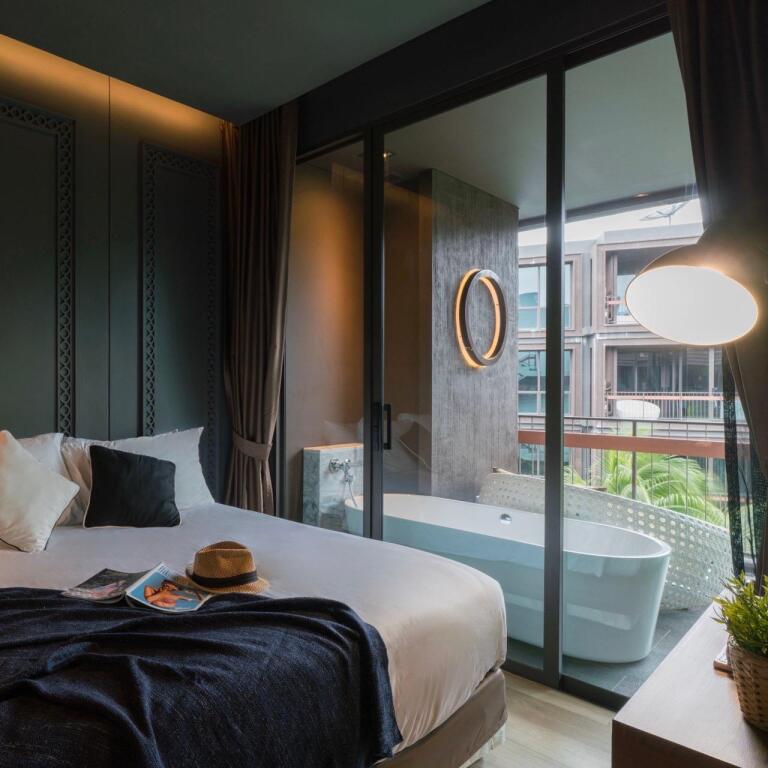 Номер Deluxe с красивым видом из окна в Saturdays Residence by Sure