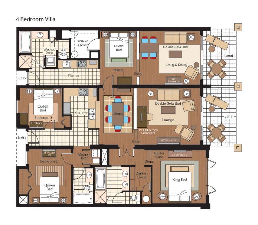3-Bedroom Villa 103 in Kahuku