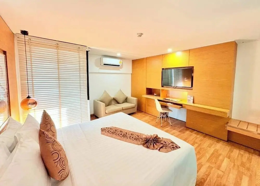 Двухместный полулюкс двуспальная кровать в I Residence Hotel Silom