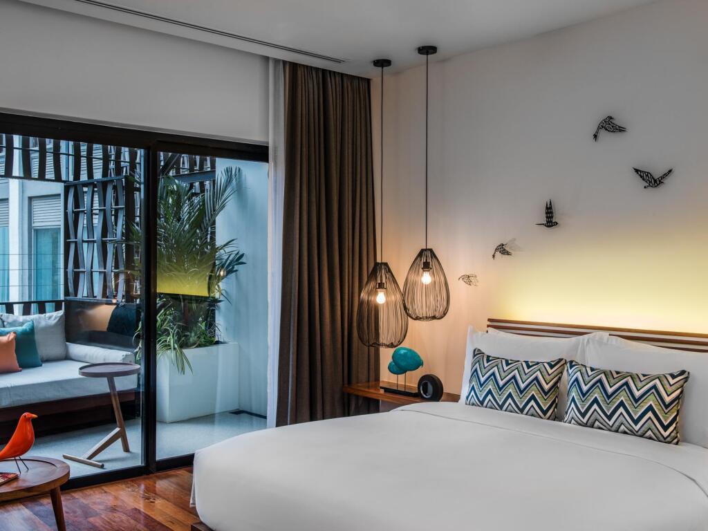 Двухместный номер Standard Tailorbird двуспальная кровать в The Aviary Hotel