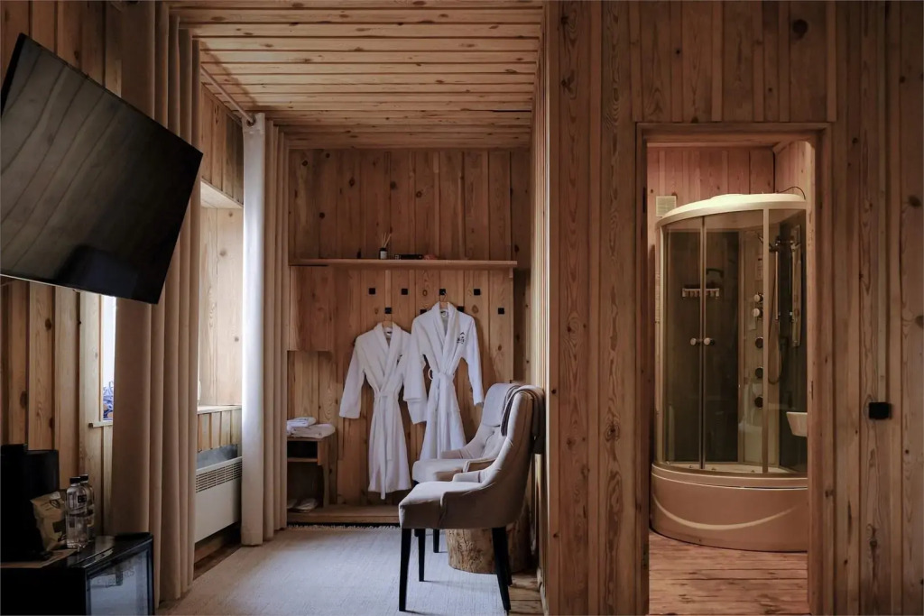 Двухместный номер Superior двуспальная кровать в Le Mont