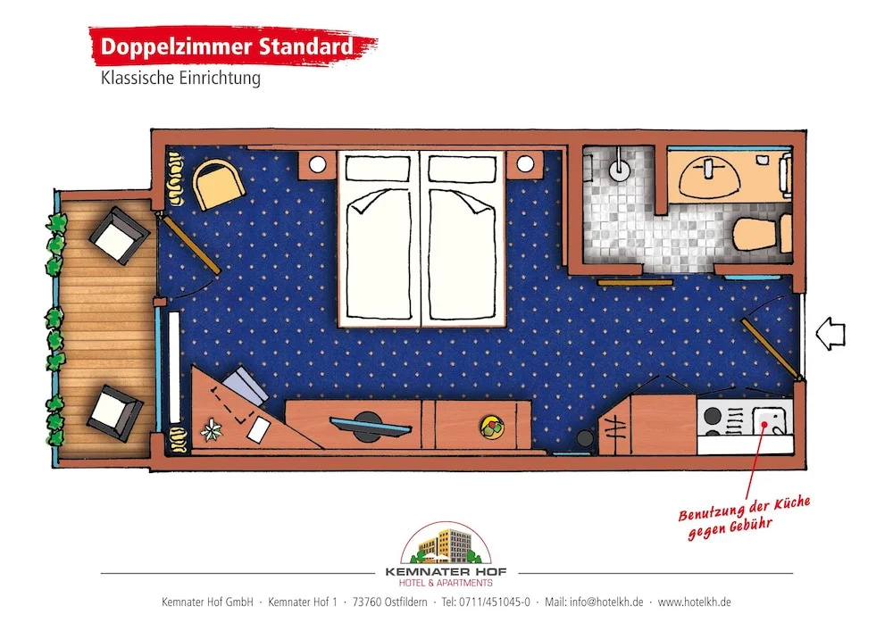 Kemnater Hof - Chambres