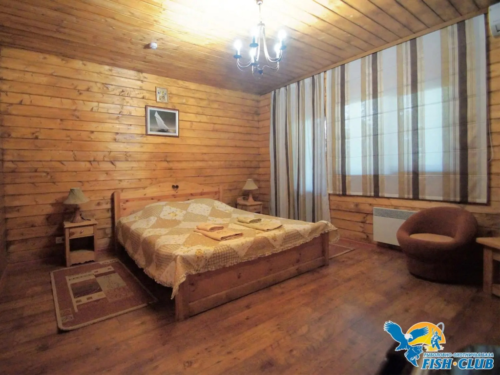 Двухместный номер Standard с балконом двуспальная кровать в Фиш-клуб