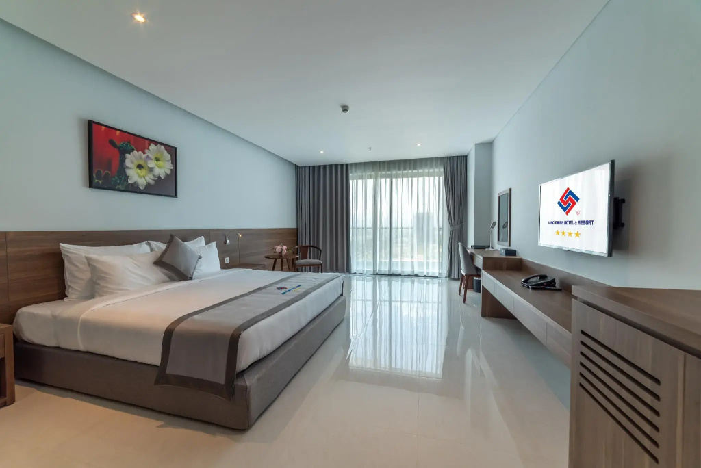 Deluxe Double room with ocean view (full double bed)