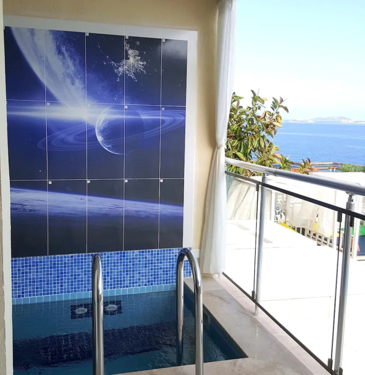 Standard Double room with balcony and with sea view (full double bed)