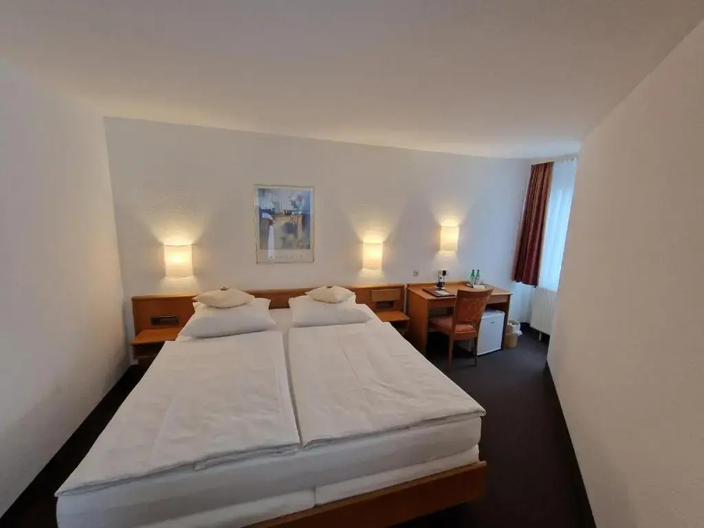 Standard Double room with street view (full double bed)