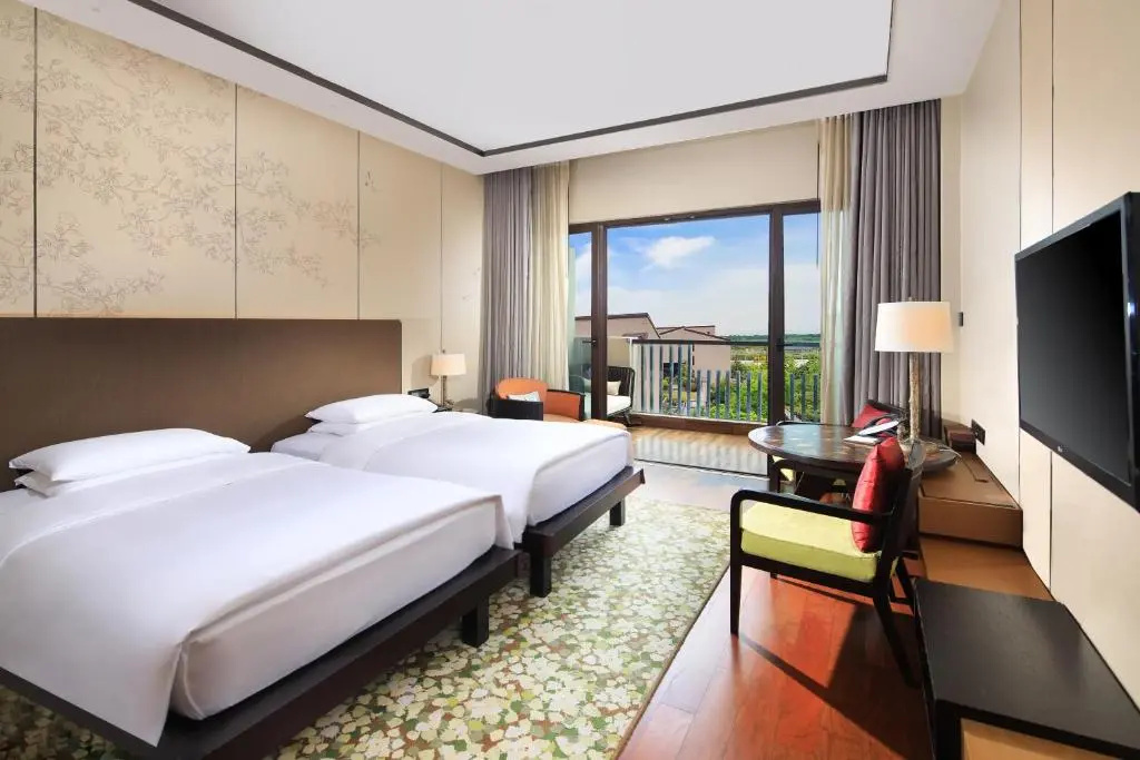 Double room with garden view (twin beds)
