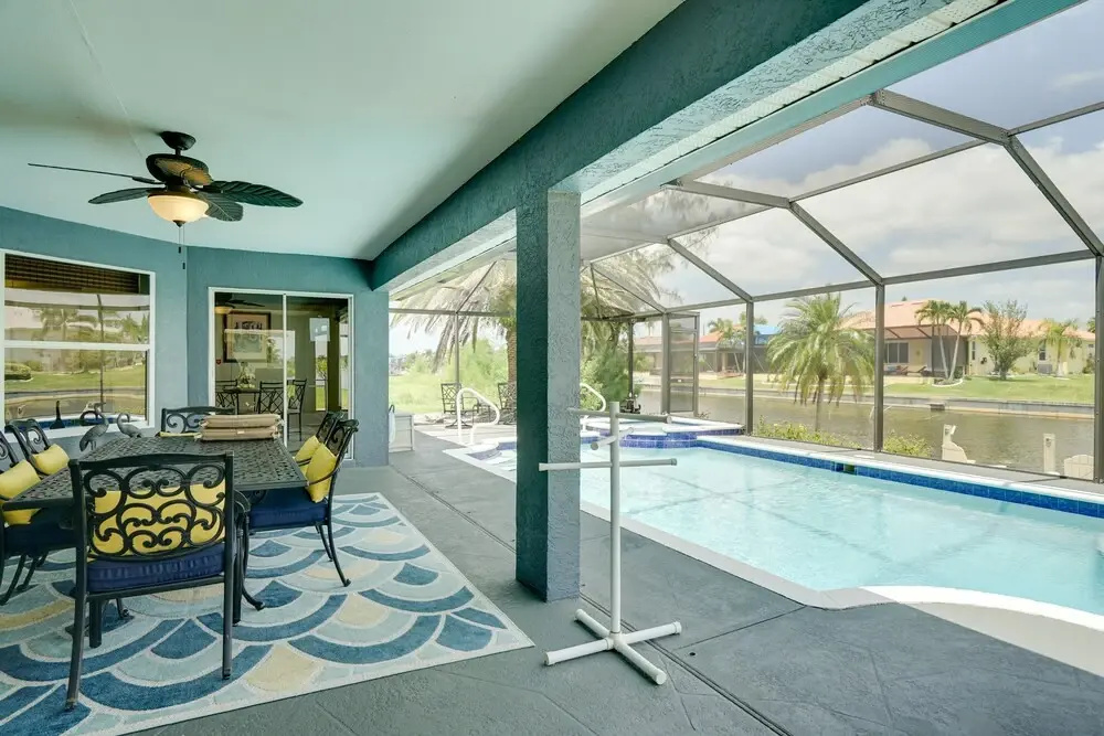 Chic Cape Coral Retreat w/ Pool & Canoe Access