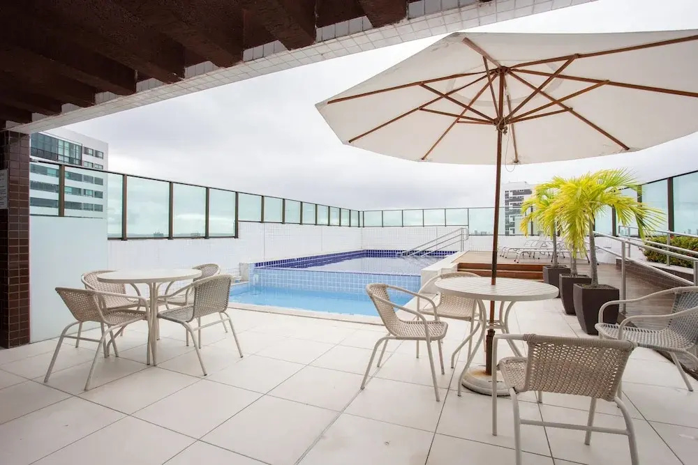 Lindo Flat no Beach Class Santa Maria em Boa Viagem