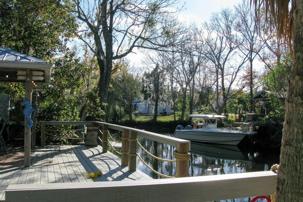 Waterfront Florida Abode w/ Deck, Grill & Fire Pit