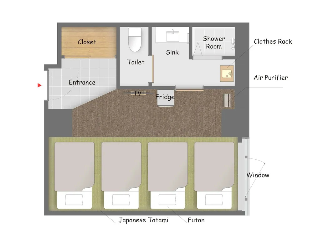 Grand Hostel Ldk Tokyo Nishikasai 사진 6