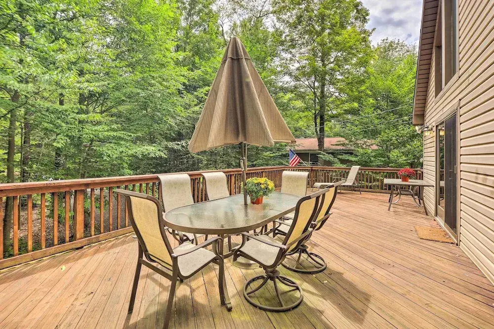 Fire Pit, Indoor Pool Access: Big Bass Lake Cabin