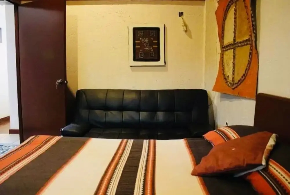 Standard Double room with balcony and with courtyard view (full double bed)