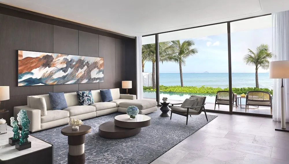 Вилла с бассейном c 1 комнатой oceanfront в Villa Le Corail, A Gran Melia Hotel