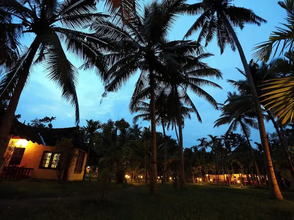 outside