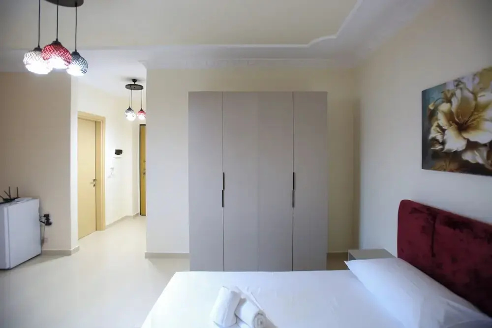 Studio with balcony