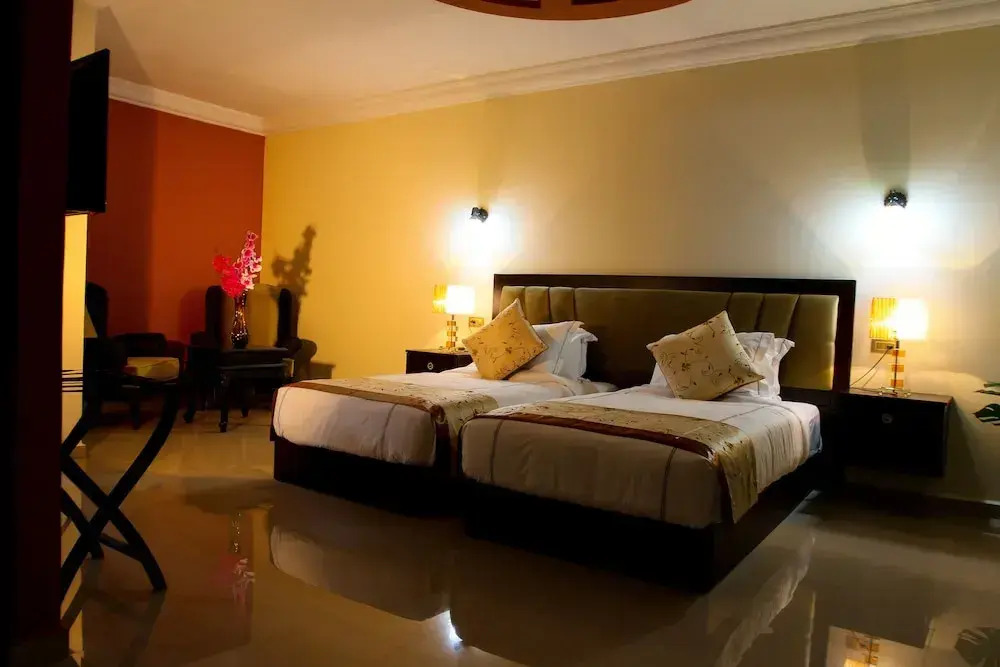 豪華雙人房，市景，雙人床