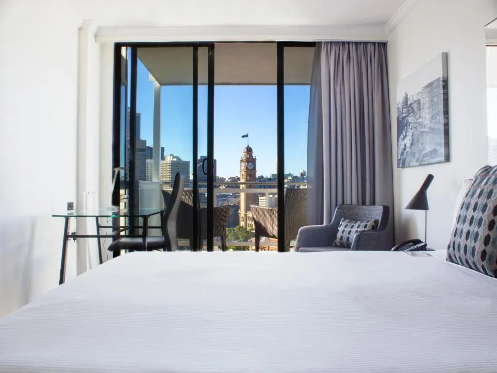 Standard Double room with balcony and with city view (full double bed)