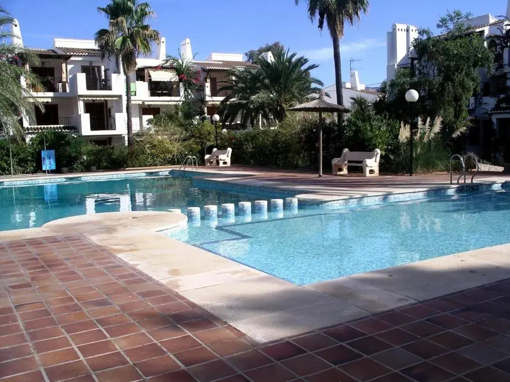 Apartment with pool view