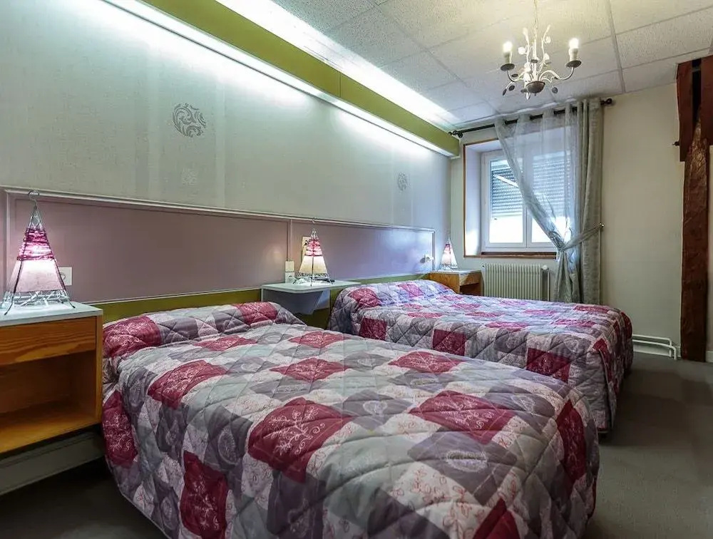 Hôtel-Restaurant La Crèche et sa piscine intérieure - Logis Hôtels - Général