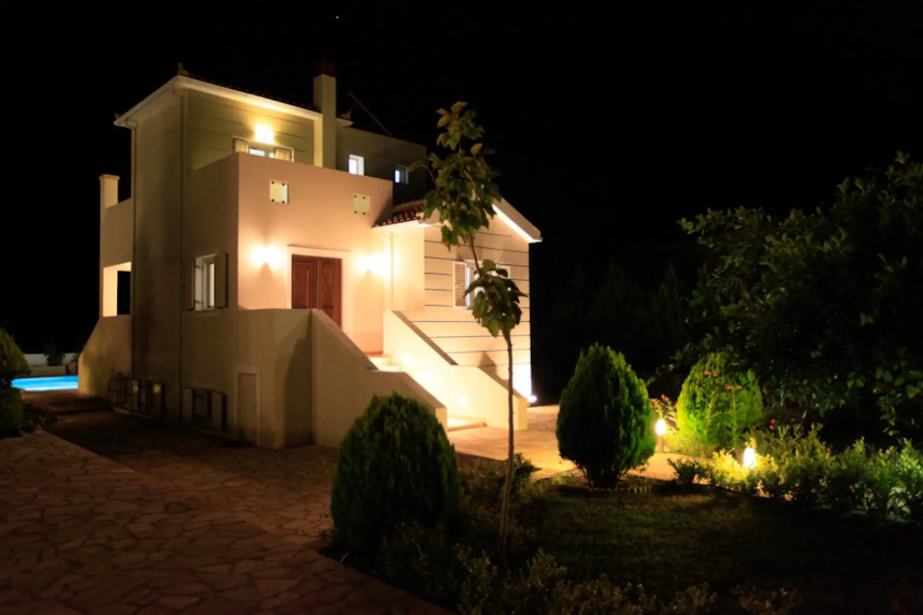 Villa Semeli Large Private Pool Walk to Beach Sea Views A C Wifi Car Not Required Eco-friendl - 1879