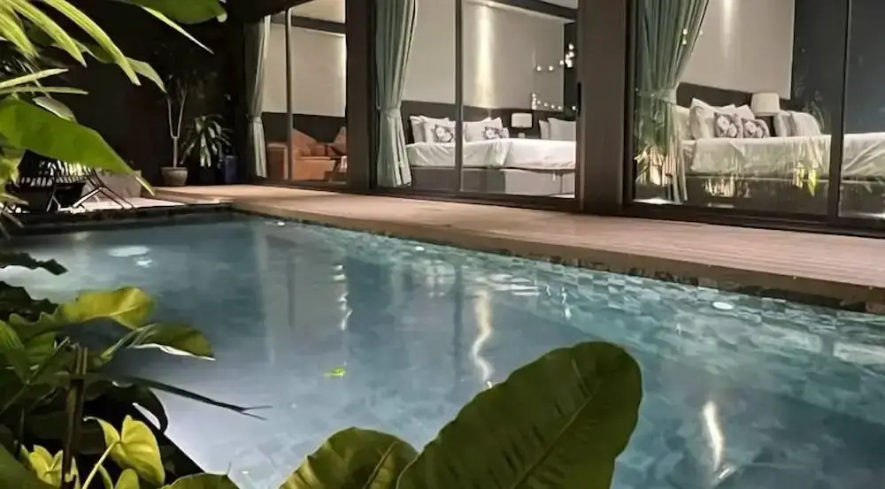 2 Bedrooms Family Villa with pool view