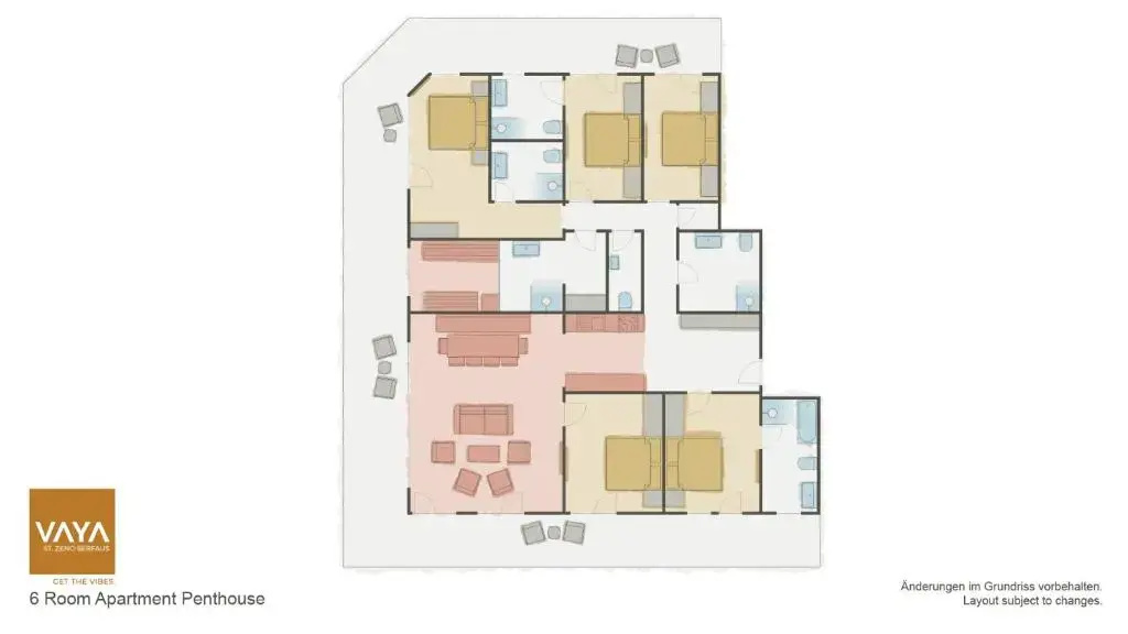 VAYA St. Zeno Serfaus - Chambres