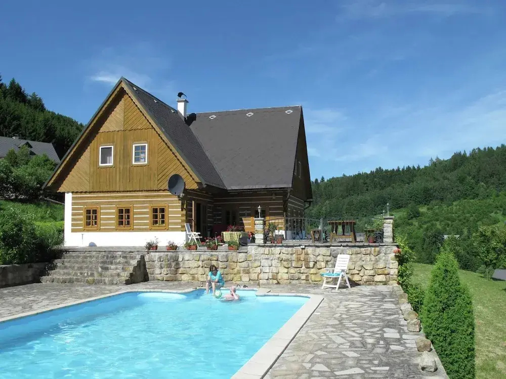 Villa With Swimming Pool In The Hilly Landscape