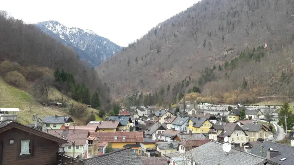 Studio with mountain view