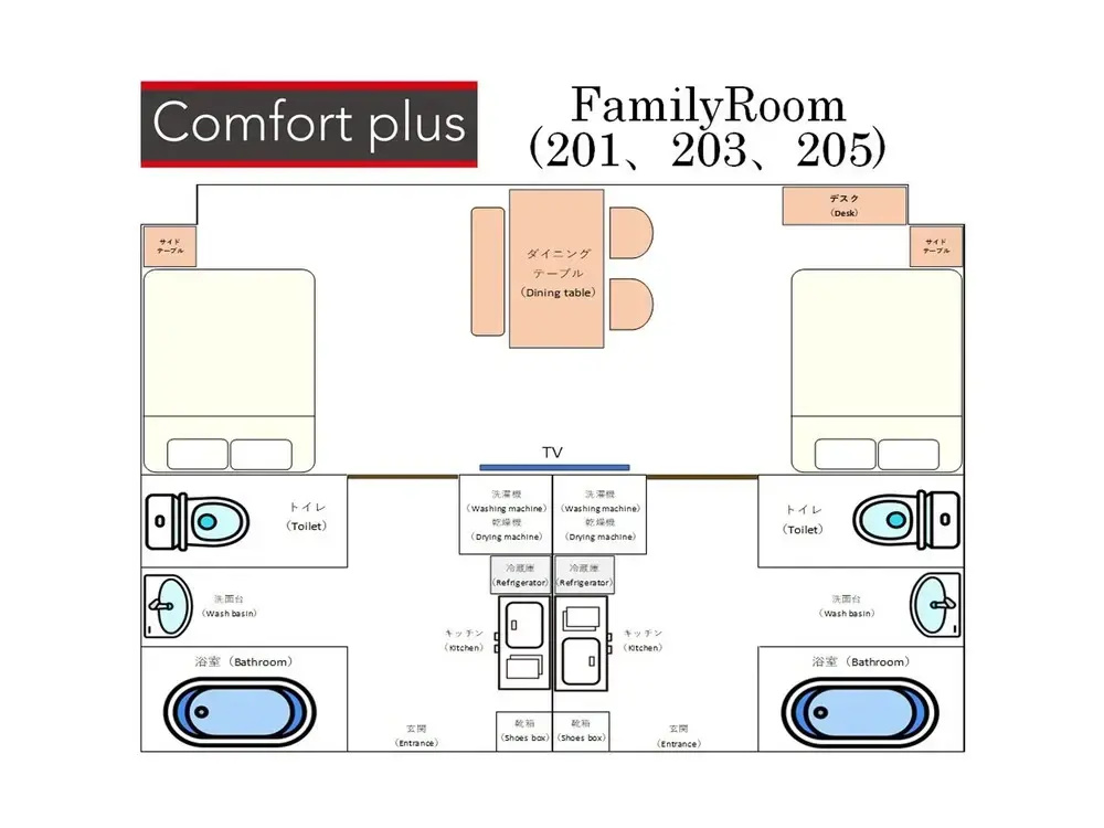 Standard Family room with balcony