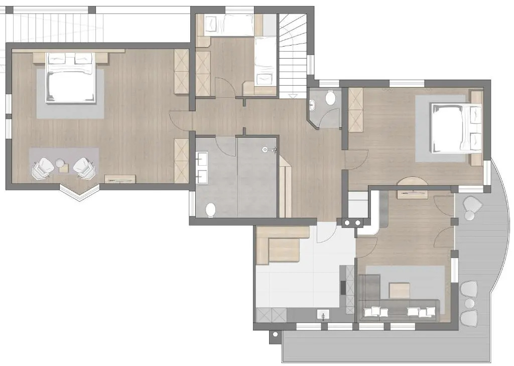 3 Bedrooms Apartment