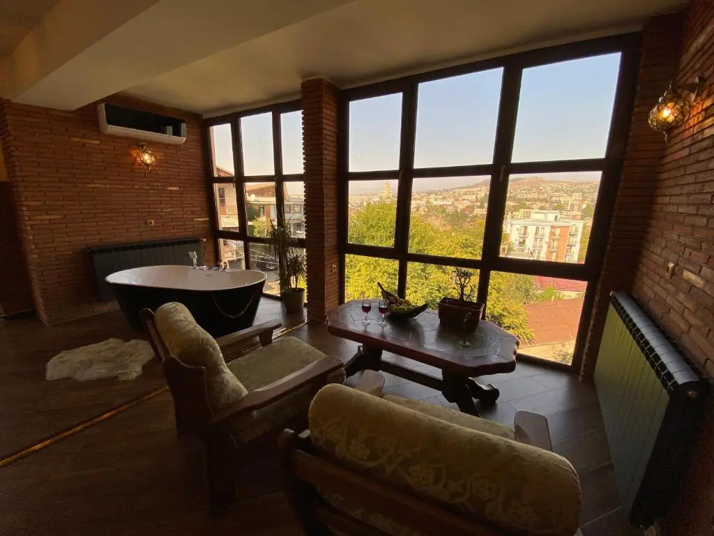 Deluxe Double room with panoramic view (full double bed)