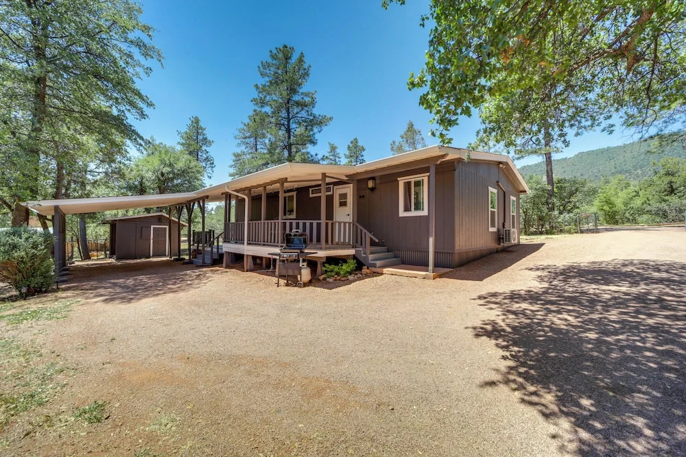 Snowy Peak Views & Cozy Game Nights: Pine Home