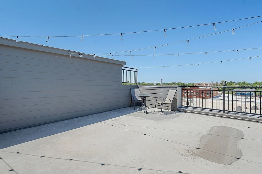 Modern Townhome Rooftop Backyard Garage 2