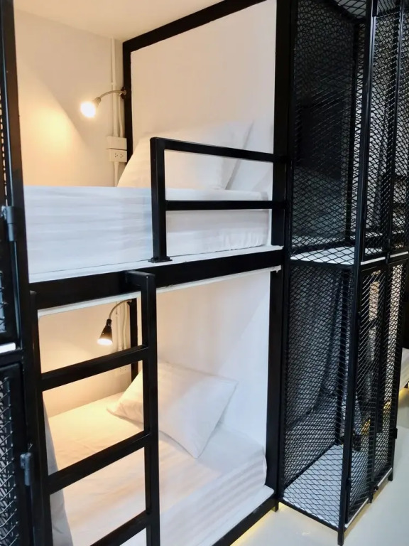 Кровать в общем номере в Diamond & Rust Hostel