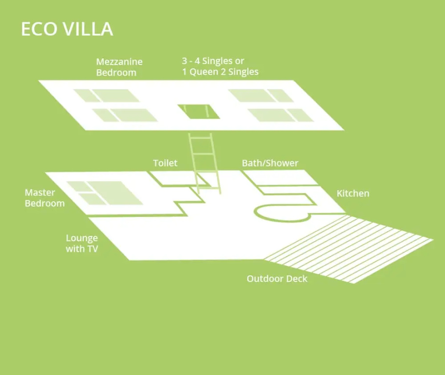 Villa with balcony