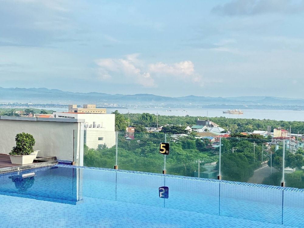 Pond & Sea View, Mactan Strait