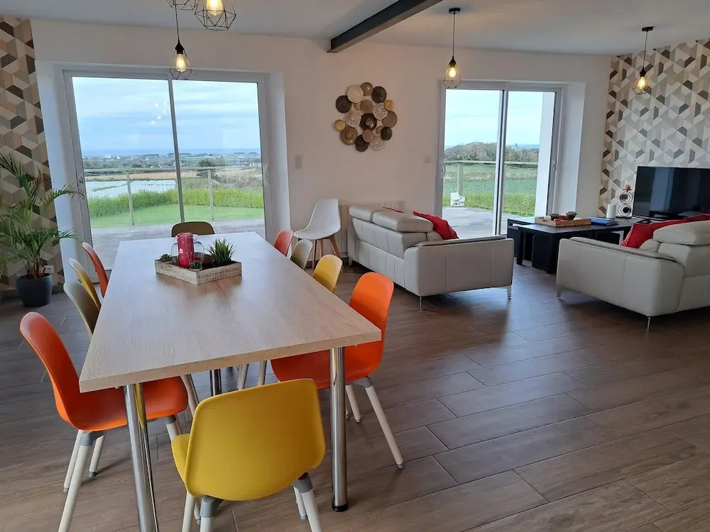 Voir la photo 1 — Holiday Home 10 Pers., Panoramic sea View, Cleder