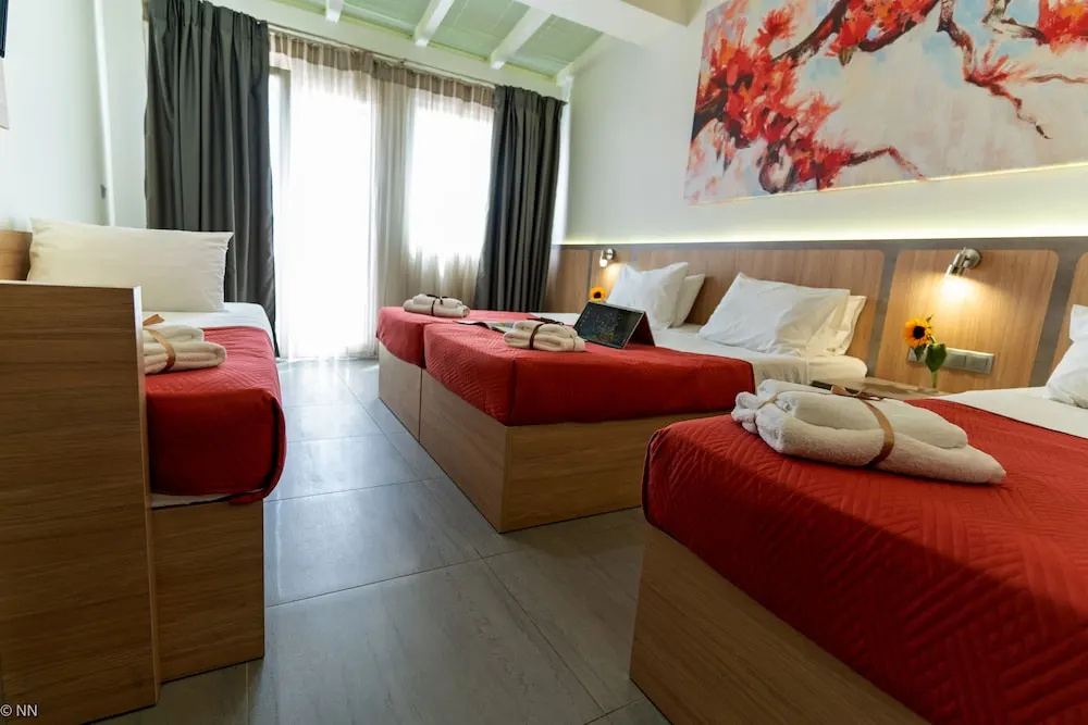 Standard Quadruple room with balcony