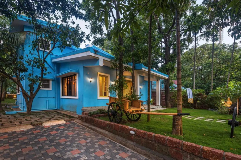 SaffronStays Beach Blues Alibaug